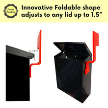Load image into Gallery viewer, Folding Vertical Mailbox Flag, Wall Mounted Mailbox Flag, No Tools Needed, Sticks to Most Surfaces, 180 degree mailbox flag
