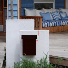 Load image into Gallery viewer, Folding Vertical Mailbox Flag, Wall Mounted Mailbox Flag, No Tools Needed, Sticks to Most Surfaces, 180 degree mailbox flag