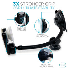 Load image into Gallery viewer, MCCHJoy UMount Ultra-Stable Windshield Phone Socket Mount