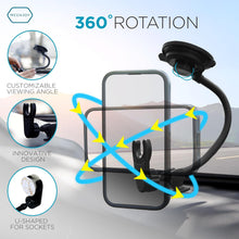 Load image into Gallery viewer, MCCHJoy UMount Ultra-Stable Windshield Phone Socket Mount
