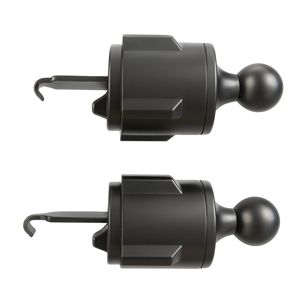 [2-Pack] 17mm ball joint AC Vent Hook, Car Phone Holder Cellphone Holder Mount Vent Grip