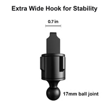 Load image into Gallery viewer, [2-Pack] 17mm ball joint AC Vent Hook, Car Phone Holder Cellphone Holder Mount Vent Grip
