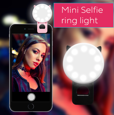 Free Mini Selfie Light (Black) - requires valid Amazon Order ID (shipping not covered)
